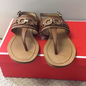 Excellent condition coach leather sandal
